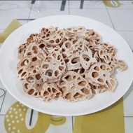 ((KUY)(ORDER)) Dehydrated Dried Lotus Root Slices/Akar Teratai