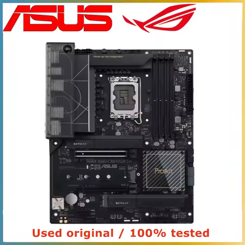 For ASUS ProArt B660-CREATOR D4 Motherboard LGA1700 DDR4 B660 ATX Mainboard Core 12th-14th Gen CPU P