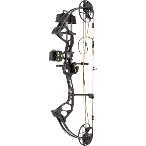 Bear Archery Royale Ready to Hunt Compound Bow Package for Adults and Youth 12 - 27 Draw Length 5-50