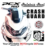 HONDA PCX 160 CRASH GUARD STAINLESS STEEL MOTORCYCLE ARMOR CRASHGUARD 304 STAINLESS STEEL MOTORCYCLE