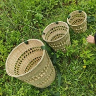 Agricultural Double-Shoulder Woven Back Child Back Basket Children Props Dance Tea Picking Bamboo Wo