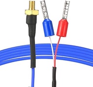 uxcell K Type Thermocouple 32-1112F/0-600C Temperature Sensor Probe with 0.5M Cable M3 Thread for 3D