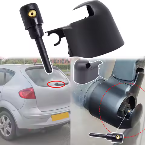 Rear Wiper Arm Rocker Cover Cap Washer Jet Nozzle For Seat Altea 2004-2016 Exeo Ibiza MK4 6J5 6P1 6J