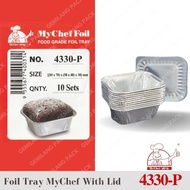 Aluminium Foil Tray Mychef 4330-P 10Set With Lid