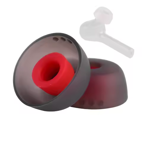 6Pcs Silicone Ear Tips for QCY T1 T13 T2 T5 QCY T17s E10 ZS10PRO Eartips for Jabra Elite 75t 65t Tip