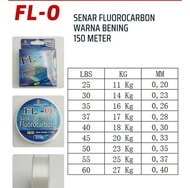 Senar Fukushima FL-O Sinking Solf Fluorocarbon 150M Clear Kuat Dan Anti Keriting