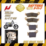 HENGJIAN DISC BRAKE PADS HENGJIAN 250CC HJ 2T V2 250CC HJ 4T V2 DIRT BIKE GOLD QUALITY