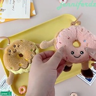 JENNIFERDZ Simulation Donut Plush Pendant, Cartoon Doughnut Donut Plush Key Rings, Fashion Plush Kaw