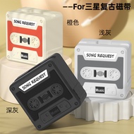 Vintage Tape Case for Samsung Galaxy Buds Live Pro Buds2 Buds2Pro Core Case Samsung buds3 /3pro 3FE 