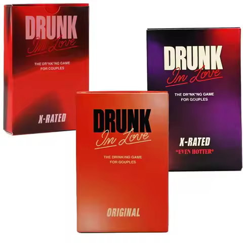 Drunk In Love - Original Couples Drinking Card Game Super Fun Date Night Games & Relationship Couple
