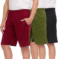 3 Pack: Athletic Shorts for Men with Pockets, Mens Gym Shorts, Basketball Shorts for Men, Mens Short