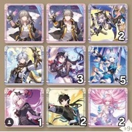 Gigo 杯墊 賽飛兒 海瑟音 刻律 長夜月 昔漣 白厄 丹恒 穹 
崩壞星穹鐵道