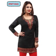 [Size XS (36") to 4XL (50")] Muslimah Kurti (Crepe)Size XS (36") to 4XL (50")] Muslimah Kurti (Crepe