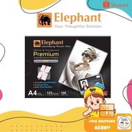 Plastic Card Lamination Elephant Brand Sure Model (100 Sheets) A4 Size