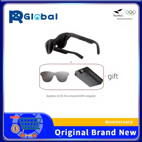 RayNeo Air 3S Pro smart AR glasses, equivalent to 4 meters 135 inches, 3D surround sound, 120Hz