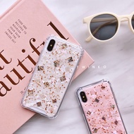 [CA933] Fairy Style Forcing Shell Rose Gold Foil iphone Shock-Resistant Air Cushion Compression Case