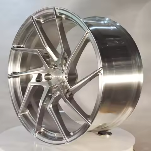 F99534 BB Sport 14 15 16 17 18 19 Inch 4x100/114.3 5x112/120 Deep Dish Chrome Alloy Wheels Car Rims 