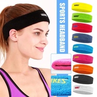 Sports Headband Cotton Sweat-absorbent Basketball Running Hairband Fitness Yoga Volleyball T2q3