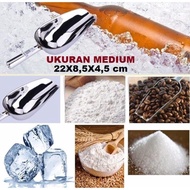 Hsw STAINLESS STEEL ICE CUBE FLOUR SPOON x top