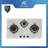 EF EFH 3767 WT VSB 3 BURNER STAINLESS STEEL GAS HOB