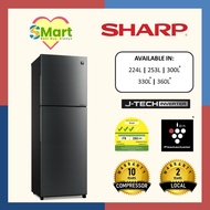 SHARP 2 Door Refrigerator Available in SJ-RF22E-DS 224L, SJ-RF25E-DS 253L, SJ-RF30E-DS 300L, SJ-RF33