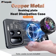 Copper Metal Case for OnePlus 15 Magnetic Cooling Case for OnePlus 13T 13R 13S 13 12 11 Heat Dissipa