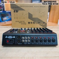 Terlaris Recording Tech Rt Pro Rtx8 Pro Rt X8 8 Channel Usb Mixer