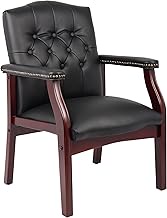 Boss Office Products B959-BK Ivy League Executive Guest Chair in Black