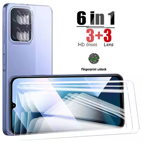 6in1 HD Tempered Glass for Xiaomi Poco C85 C71 C75 C61 5G 4G Screen Protector for Poco C 85 71 75 61