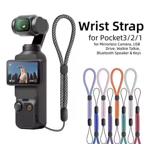 Universal Wrist Strap Hand Rope for DJI Pocket 3/2/1 Instax Mini Insta360 Go Gopro Polaroid CDD Rico