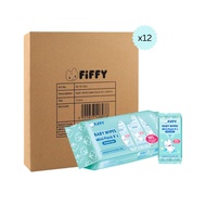 FIFFY EDI PURIFIED WATER BABY WIPES MINI PACK 8S X 96 (98-15-002X12)