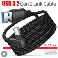 USB 3.2 Gen 1 VR Link Braided Cable 5Gbps Data Transfer for Oculus Meta Quest 2/3 Link Cable VR Read