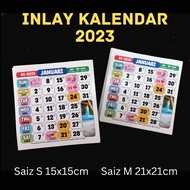 Inlay Kalendar 2023 Ala Kuda