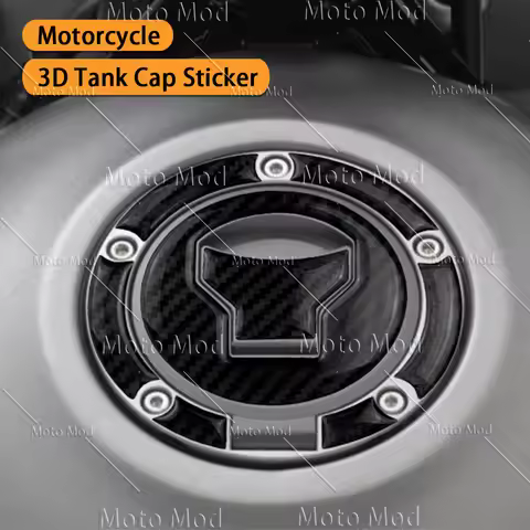 3D Motorcycle Carbon Fiber Fuel Tank Cap Sticker Decal Accessories For Honda CMX 500 1100 Rebel CB 5