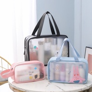 [2024 LATEST]Travel Organiser Makeup Bag Cosmetic Pouch Waterproof Transparent Toiletries Bag Luggage Storage Bag