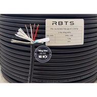 2-layer anti-interference folding 4-core signal wire. 4-core anti-interference control wire