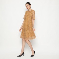 Lyne Halim Dress German Lace Gold, 8308