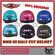 MHR III HALF CUT HELMET / MHR 3 STENG KURA KURA / TOPI KELEDAR SEPARUH / NINJA TURTLE HELMET  NEW COLOUR / 100% ORIGINAL