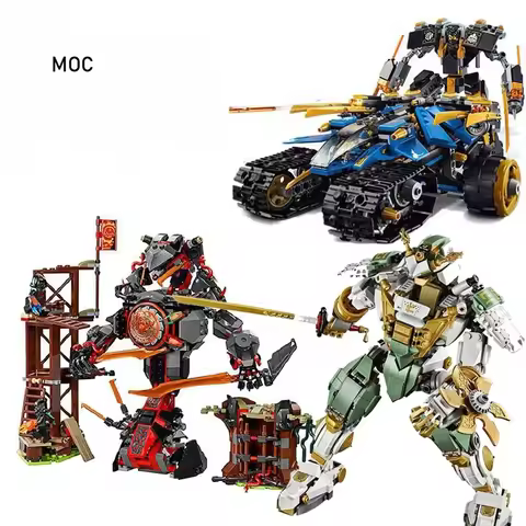 Lloyd Titan Mech Dawn of Lron Doom Model Building Blocks with Figures DIY Toys for Birthday Christma