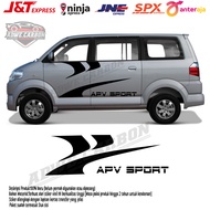 Suzuki apv car sticker apv car cutting sticker