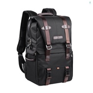 K&amp;F CONCEPT Camera Backpack Photography Storager Bag Side Open Available for 15.6in Laptop with Rainproof Cover Tripod Ca