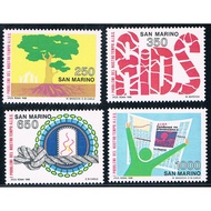 YT5255 San Marino 1988 Prevent AIDS 4 Brand New Foreign Stamps