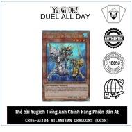 Genuine English Yugioh Card AE Version: CR05-AE104 Atlantean Dragoons (QCSR)