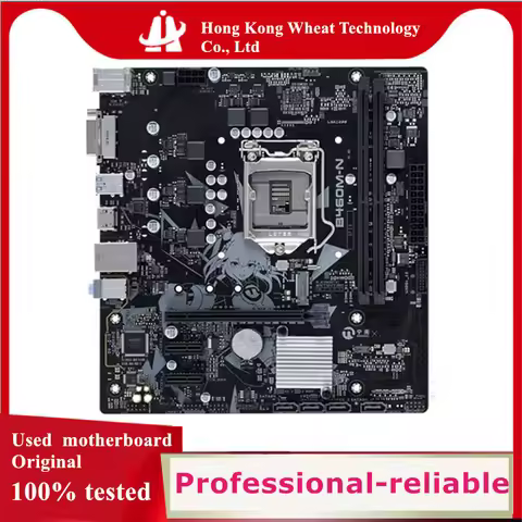 Used For Intel B460M-N motherboard original B460 DDR4 64GB LGA 1200 USB3.0 SATA3 PCI-E 3.0 Desktop M