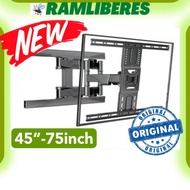 40'' to 75'' inch Full Motion Cantilever TV Wall Mount bracket Large & Heavy Duty Hold Tilt & Swivel