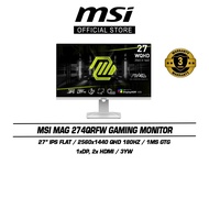 MSI MAG 274QRFW White Gaming Monitor (27"/QHD/IPS/180Hz)