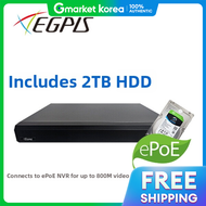 Easypis Ern-5216H2-P + 2Tb Hdd 16-Channel Nvr