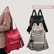 GANTUNGAN Shopee BADOO 2986 MULTIFUNCTIONAL BACKPACK, FREE PARACHUTE MATERIAL POMPOM HANGERS