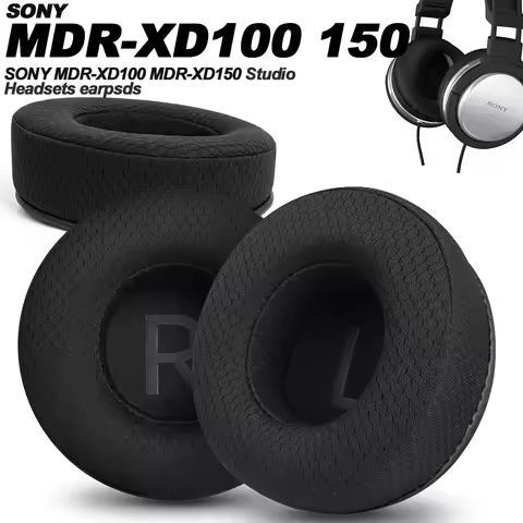 Earphone pads FOR SONY MDR-XD100 XD150 replacement Earpads cloth Memory Covers Sponge Soft Protein