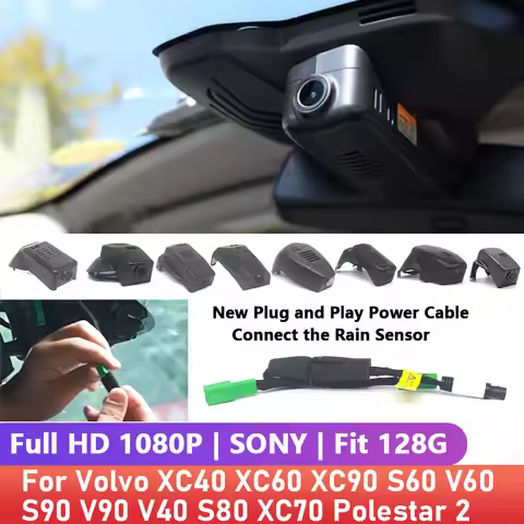 Plug and play Dash Cam For Volvo XC40 XC60 XC90 S60 V60 S90 V90 V40 S80 XC70 Polestar 2 Car Dvr HD C